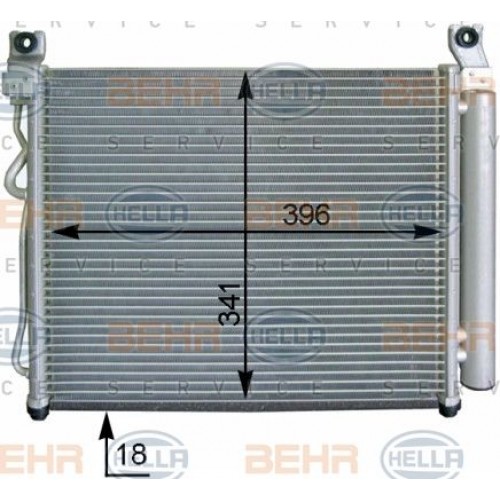 Ψυγείο A/C (Εξωτερικό) KIA PICANTO 2008 - 2011 ( BA ) 010106400