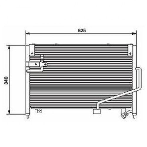 Ψυγείο A/C (Εξωτερικό) MAZDA 323 1995 - 1998 ( BA ) 010406400