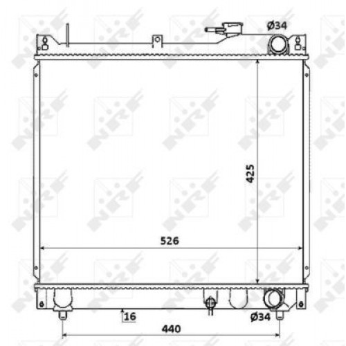 Ψυγείο Νερού SUZUKI GRAND VITARA 1999 - 2001 ( SQ ) 010806300