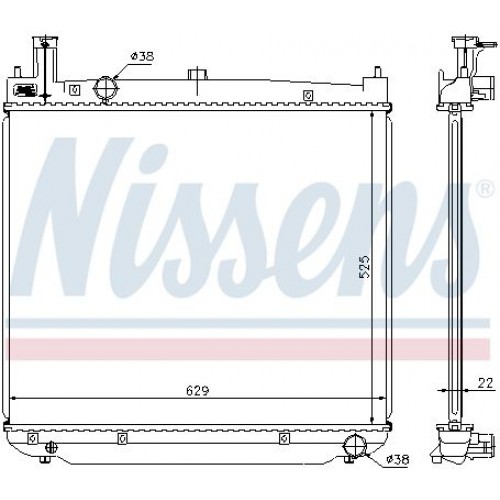 Ψυγείο Νερού TOYOTA HIACE 1996 - 2006 ( XH10 ) 012006300