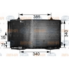 Ψυγείο A/C (Εξωτερικό) TOYOTA AVENSIS 2000 - 2003 ( T220 ) 013206410