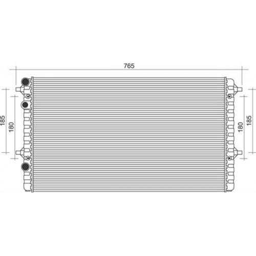 Ψυγείο Νερού SEAT CORDOBA 1999 - 2002 ( 6K ) 015406310