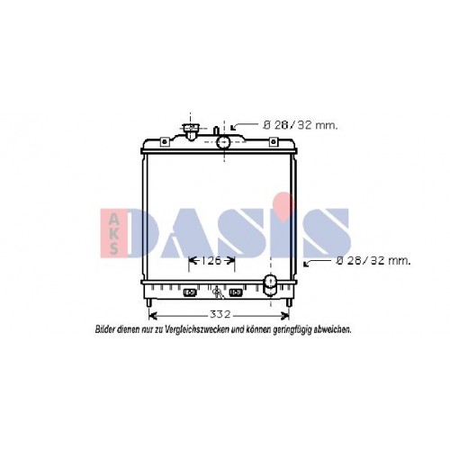 Ψυγείο Νερού HONDA CIVIC 1999 - 2001 ( EJ / K / M ) ( MB / C ) 016206320