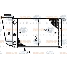 Ψυγείο Νερού LANCIA Y10 1991 - 1995 ( 156 ) 016506300