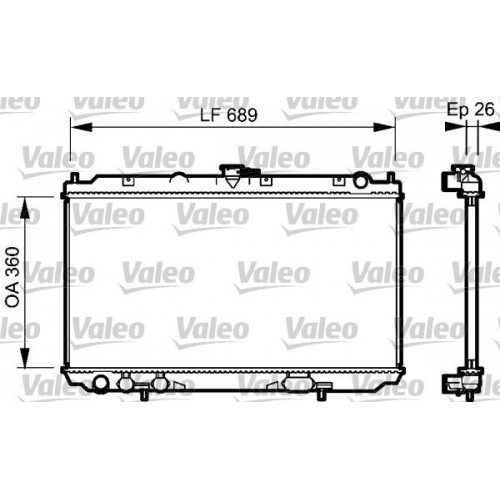 Ψυγείο Νερού NISSAN ALMERA 2000 - 2002 ( N16 ) 018006310