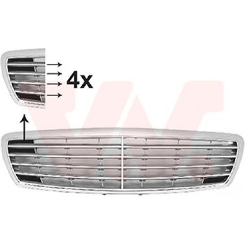 Μάσκα MERCEDES E CLASS 2002 - 2006 ( W211 ) 018804545