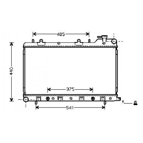 Ψυγείο Νερού SUBARU FORESTER 2002 - 2006 ( SG ) 022006310