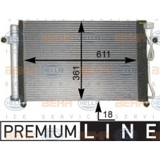 Ψυγείο A/C (Εξωτερικό) HYUNDAI GETZ 2002 - 2005 ( TB ) 022106410