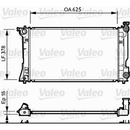 Ψυγείο Νερού TOYOTA AVENSIS 2003 - 2006 ( T250 ) 023206310