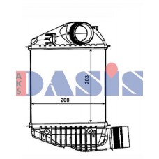 Ψυγείο Intercooler AUDI A6 2004 - 2008 ( 4F ) 023406200