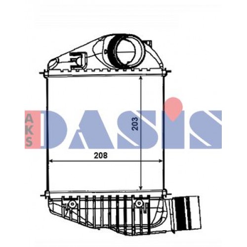 Ψυγείο Intercooler AUDI A6 2004 - 2008 ( 4F ) 023406200