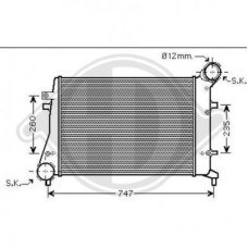 Ψυγείο Intercooler SKODA OCTAVIA 2004 - 2008 ( 5 ) 023606210