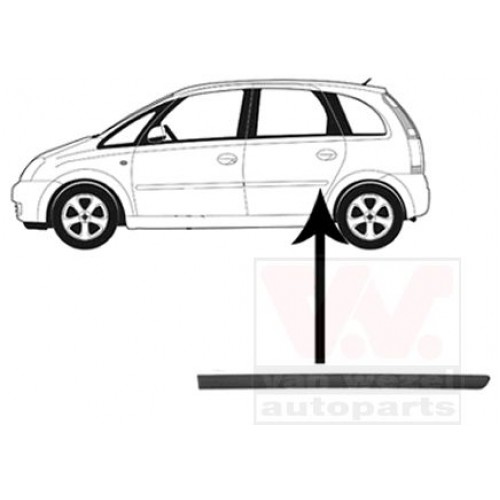 Φάσα Πόρτας OPEL MERIVA 2003 - 2006 Πίσω Αριστερά 023706552