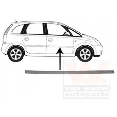 Φάσα Πόρτας Βαφόμενο OPEL MERIVA 2003 - 2006 Εμπρός Δεξιά 023706561