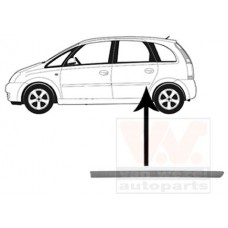 Φάσα Πόρτας Βαφόμενο OPEL MERIVA 2003 - 2006 Πίσω Αριστερά 023706572