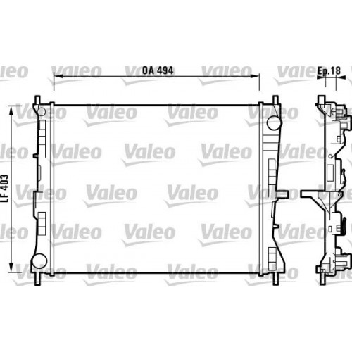 Ψυγείο Νερού NISSAN MICRA 2003 - 2005 ( K12 ) 024406320