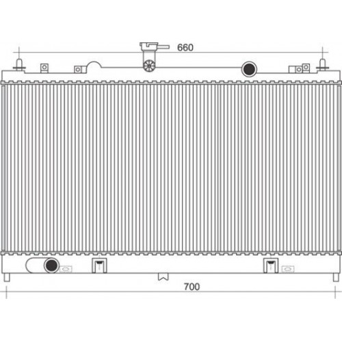 Ψυγείο Νερού MAZDA 6 2002 - 2006 ( GG )( GY ) 025006310 Ψυγείο Νερού MAZDA 6 2002 - 2006 ( GG )( GY ) 025006310