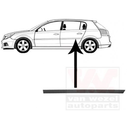 Φάσα Πόρτας OPEL VECTRA 2002 - 2005 ( C ) Πίσω Αριστερά 025106552