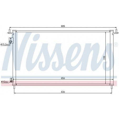 Ψυγείο A/C (Εξωτερικό) HONDA CIVIC 2004 - 2005 ( EP / S / U / V / M ) 027206410