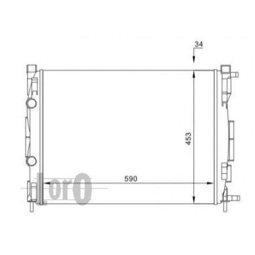 Ψυγείο Νερού RENAULT MEGANE 2006 - 2008 027506310