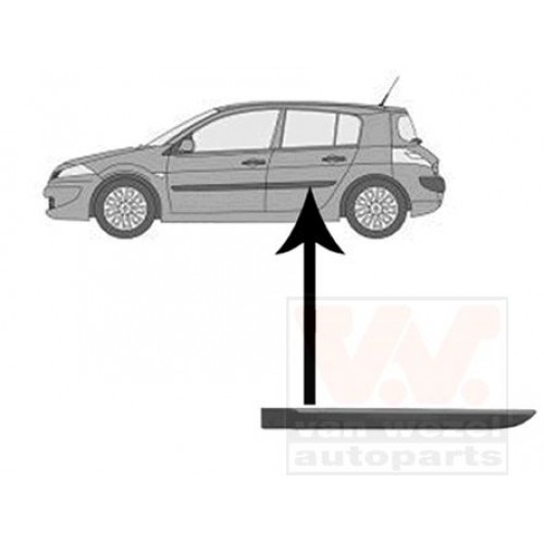 Φάσα Πόρτας RENAULT MEGANE 2006 - 2008 Πίσω Αριστερά 027506552