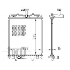 Ψυγείο Νερού PEUGEOT 107 2006 - 2009 027806300