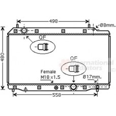 Ψυγείο Νερού HONDA FRV 2006 - 2009 ( BE ) 028306320