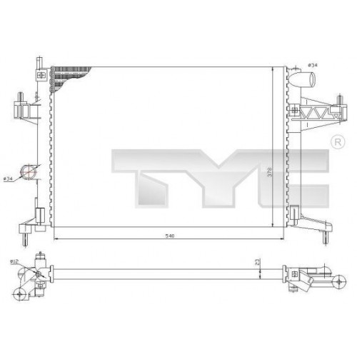 Ψυγείο Νερού OPEL COMBO 2004 - 2010 028606310