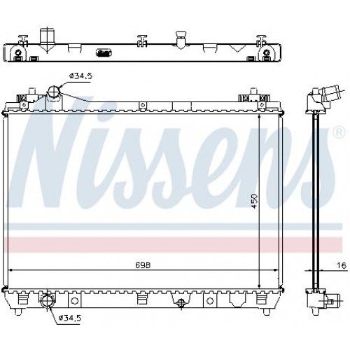 Ψυγείο Νερού SUZUKI GRAND VITARA 2006 - 2009 ( JB ) 029306310