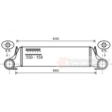 Ψυγείο Intercooler BMW X5 2000 - 2004 ( Ε53 ) 031306210