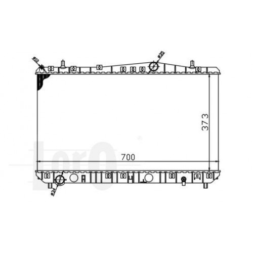 Ψυγείο Νερού CHEVROLET-DAEWOO LACETTI 2004 - 2005 ( J200 ) 032206300