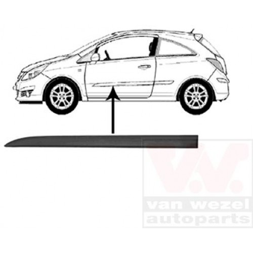 Φάσα Πόρτας OPEL CORSA 2006 - 2011 ( D ) Εμπρός Αριστερά 032806542