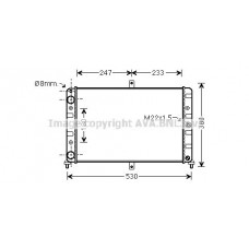Ψυγείο Νερού LADA SAMARA 1988 - 1996 ( 2108 ) ( 2109 ) 033206300