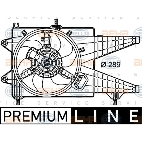 Βεντιλατέρ Νερού LANCIA MUSA 2004 - 2007 033606480 Βεντιλατέρ Νερού LANCIA MUSA 2004 - 2007 033606480