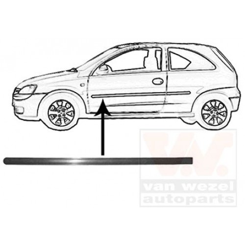Διακοσμητικό Πόρτας OPEL CORSA 2000 - 2004 ( C ) Εμπρός Αριστερά 034206502