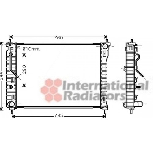 Ψυγείο Νερού OPEL ANTARA 2006 - 2010 035906300