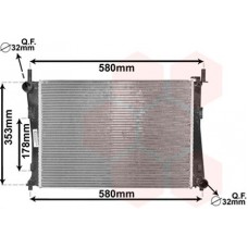 Ψυγείο Νερού FORD FIESTA 2002 - 2005 ( Mk5a ) 036206315