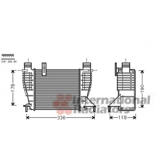 Ψυγείο Intercooler NISSAN NOTE 2005 - 2009 ( E11 ) 036406240 Ψυγείο Intercooler NISSAN NOTE 2005 - 2009 ( E11 ) 036406240