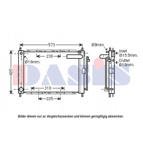 Ψυγείο Νερού NISSAN NOTE 2009 - 2013 ( E11 ) 036406330