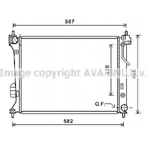 Ψυγείο Νερού HYUNDAI i20 2009 - 2012 036506340 Ψυγείο Νερού HYUNDAI i20 2009 - 2012 036506340