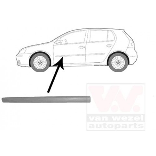 Φάσα Πόρτας Βαφόμενο VW GOLF PLUS 2005 - 2009 Mk5 ( 5M1 - 521 ) Εμπρός Αριστερά 036606542