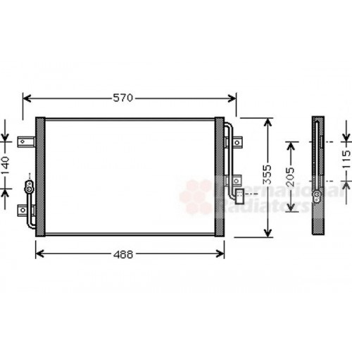 Ψυγείο A/C (Εξωτερικό) FIAT PALIO 1999 - 2004 ( 178DX ) 037006405