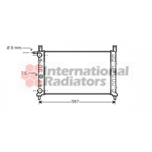 Ψυγείο Νερού FIAT UNO 1989 - 1993 ( 146 ) 037606330