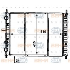 Ψυγείο Νερού FIAT BRAVO 1995 - 2001 ( 182 ) 038206360