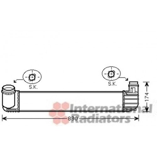 Ψυγείο Intercooler RENAULT SCENIC 2009 - 2013 ( JZ ) 038506200