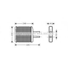 Ψυγείο Καλοριφέρ CHEVROLET-DAEWOO EPICA 2006 - ( V250 ) 039506500