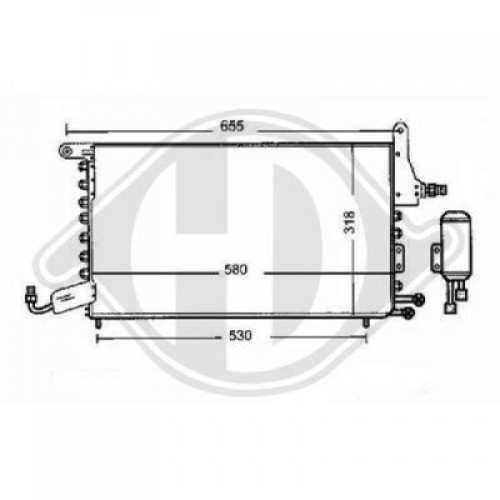 Ψυγείο A/C (Εξωτερικό) SEAT TOLEDO 1990 - 1994 ( 1L ) 039806400