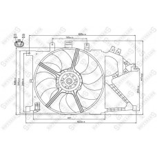 Βεντιλατέρ Νερού FIAT PANDA 2003 - 2009 ( 169 ) 040006460