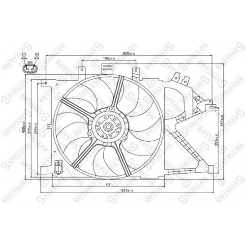 Βεντιλατέρ Νερού FIAT PANDA 2003 - 2009 ( 169 ) 040006460