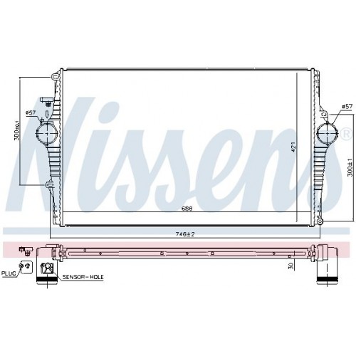 Ψυγείο Intercooler VOLVO S80 1999 - 2005 ( TS ) ( XY ) 040606210